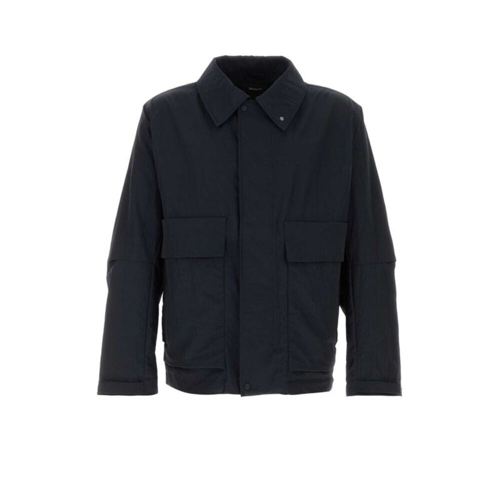 Herno Men Navy Blue Nylon Jacket